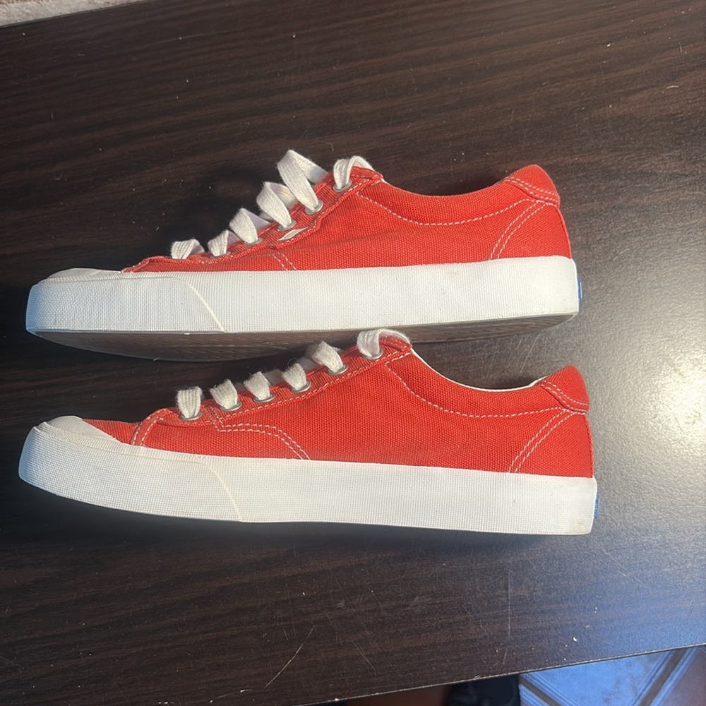 Keds Coral/Orange Sneakers with White Details - Picture 4 of 7